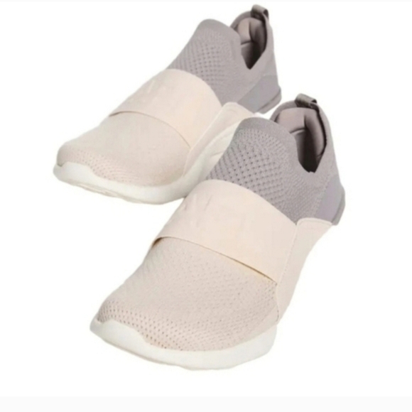 NIB APL TechLoom Bliss Men's Slip-On Sneakers Size 9.5 Tundra Beach Ivory - Picture 6 of 7